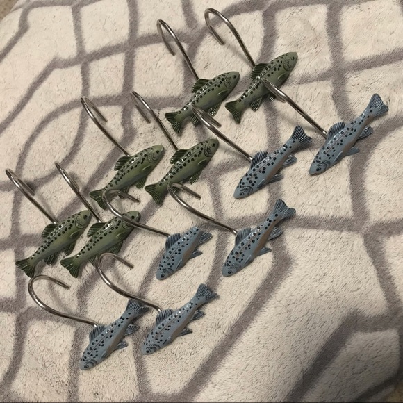 Bath Fish Shower Curtain Hooks Poshmark